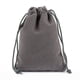 thumbnail image 1 of Bolsa de franela negra con cordón para guardar auriculares, bolsa de joyería a prueba de polvo, bolsa de franela para empaquetar joyas, 1 of 4