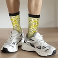 thumbnail image 6 of Cauagu Banana Print Crew Socks for Women and Men,Adult Athletic Running Socks 1-Pair Sports Socks Work Gear Socks with Moisture Wicking, 6 of 6