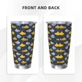 thumbnail image 3 of Cauagu Watercolor Bathyscaphe Pattern 20oz Tumbler,Stainless Steel Vacuum Insulated Tumbler with Lid Insulated Coffee Mug Thermal Cup with Splash Proof Sliding Lid-Without Straw, 3 of 8