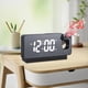 thumbnail image 5 of Reloj de pared para sala de estar de 17,3 pulgadas con reloj electrónico LED multifuncional, reloj despertador de gran tamaño, reloj de temperatura y humedad, reloj despertador, 5 of 5