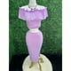 thumbnail image 3 of Conjunto Blusa Con Olan Y Falda Ajustable Casual De Mujer Color Lila Talla Unitalla Marca Emil SaEs, 3 of 4