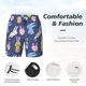 thumbnail image 3 of Fotbe Cartoon Rabbit Traje de Baño para Hombre – Shorts de Natación de Secado Rápido con Forro y Bolsillos-3X-Large, 3 of 6
