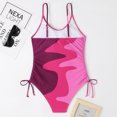 thumbnail image 4 of Traje De Baño De 1 Pieza Traje de baño de 1 pieza Traje de baño sin espalda Slim Fit Holidays Vacation (Púrpura M) Ygjytge para Mujer Púrpura T M, 4 of 7