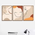 thumbnail image 2 of IDEA4WALL 3 Piece Framed Canvas Wall Art for Living Room, Bedroom Mattis and Brutalist Canvas Prints for Modern Home Decoration Ready to Hang, 2 of 5