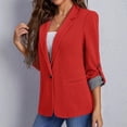 thumbnail image 2 of Abrigo de traje para mujer, chaqueta de negocios para mujer, chaqueta de negocios de color puro, abrigo de oficina para mujer, durabilidad probada en el tiempo, 2 of 9