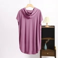 thumbnail image 4 of Rezuofi 2 Pcs Women's Short Sleeve Round Neck T Shirt Front Twist Tunic Tops Casual Loose Fitted, 4 of 6