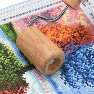 1pc Plastic Rubber Roller DIY Diamond Painting Tool DIY Diamond Art  Enhancement Plastic Roller Cross Stitch Tool Accessories