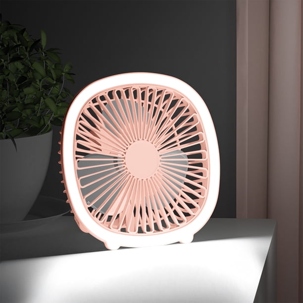 Ventilador de Techo Pequeño Recargable Por Usb, Portátil, Regulable, para Exteriores E Interiores, para Colgar, de Escritorio, de Noche, Multifunción
