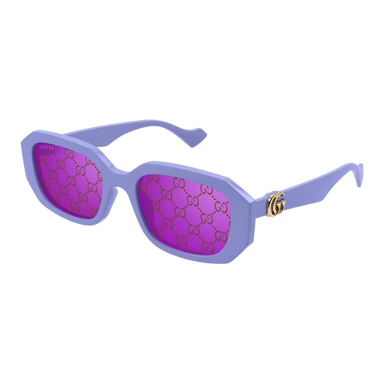 Gucci GG1535S 004 55mm Geometric Sunglasses Women display picture 2
