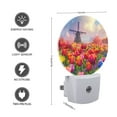 thumbnail image 3 of Night Light Plug into Wall,Dusk to Dawn Sensor Auto-On/Off for Bathroom, Hallway,Kids Room-Vibrant Field Of Tulips In Full Bloom, 3 of 4