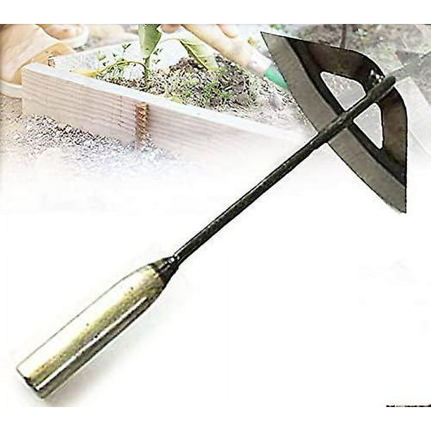 Gold Houe De Jardin Houe Creuse Tout En Acier Tremp Avec Manche Long, Outil De Dsherbage De Jardin, Ameublissement Du Sol, Outil De Jardin Houe (s)