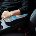 thumbnail image 6 of Flamingo Soft Comfortable Furry Printed Armrest Cover Car Armrest Mat Armrest Accessory 12.5x8.2 Inch, 6 of 6