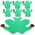 thumbnail image 4 of LEEYNEER Cactus Shape Paper Plates for Decoration Green Disposable Party Supplies 7 Inch, 4 of 8