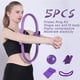 thumbnail image 5 of Juego de anillos de Pilates de 5 uds., equipo de Pilates con Círculo Mágico de Yoga y Fitness de 14 "para entrenamiento en casa, Kit de Fitness, 5 of 5