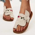 thumbnail image 6 of NOKIO Clearence Women’s Oversized European-Style Bow Sandals Beach Slides Non-Slip Thick Sole Vacation-Ready Casual Outdoor Slippers, 6 of 6