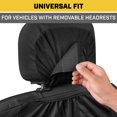 thumbnail image 4 of Funda de asiento de vehículo CAT DuraDrive Black Oxford Heavy Duty, 4 of 8