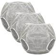 thumbnail image 1 of Adult Vinyl Waterproof Pull-On-COVER Incontinence Pants (This is not a diaper) [Pack of 3] Extra Waterproof Protection to GO ON TOP OF / Together with Diapers & Briefs as ADDED Leak Resistance (Large), 1 of 14