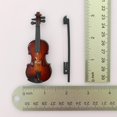 thumbnail image 3 of Casa de de Violín Artesanía en Miniatura Juguetes Ornamento Props Regalos Decoración Casa de Instrumento Musica Salvador Mini violín de casa de muñecas, 3 of 8