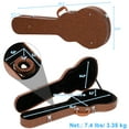 thumbnail image 3 of Glarry Electric Guitar Hard Case for GLP Style Guitar, Microgroove Bulge Surface, Brown, 3 of 19