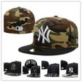 thumbnail image 2 of Fashion Full Big Cap MLB Baseball NY Yankee Hat Inverse Size Flat Edge Hip Hop YJV8 ZYEZ, 2 of 5