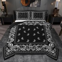 Castle Fairy Teens Boys Girls Hippie Paisley Bedding Comforter Set 2pcs,Bohemian Mandala Twin Comforter Sets Microfiber,Southwestern Exotic Style Breathable Bedding Set,Luxury Bedroom Decor