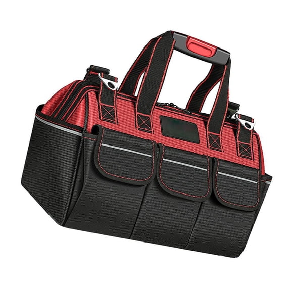 Ciwanning Rugged Reinforced Electrician Tool Storage Bag With 14 Functional Pockets