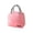 Pink, variant on Dezsed Lunch Bag Solid Color Twill Bento Bag Portable Insulation Bag Thickened Student Lunch Box Bag Lunch Bag Lunch Bag Navy
