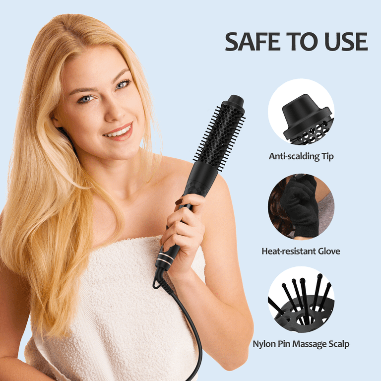 5 in 1 Ceramic Curling Iron Set - Quick Heat-up, 2 Temps, 5