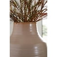 thumbnail image 4 of Signature Design by Ashley Millcott Casual Ceramic Reactive Glaze Finished Vase, Tan, 4 of 6