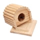 thumbnail image 1 of Casa de madera para hámster, cabaña para mascotas, suministros de paisajismo, accesorio para jaula, escondite de conejillo de indias para hámster enan, 1 of 9
