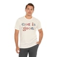 thumbnail image 5 of God is Good Shirt, Bible Verse Church Gift, Retro Vibes Christian Tee, 5 of 8
