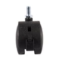 thumbnail image 3 of 3X Mueble Giratorio Con Ruedas de Bloqueo Vástago de Tornillo de 8 mm Rueda de 2 Pulgadas de Diámetro Negro, 3 of 5