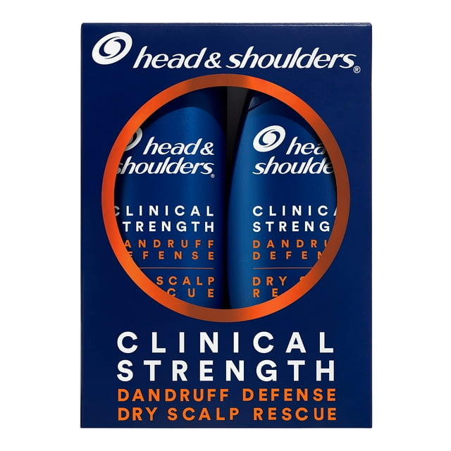 Champú Head & Shoulders Clinical Dandruff Defense + Dry Scalp Rescue 400 ml x2