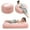 Pink, variant on BYBYME Bean Bag Chair Bed for Kids,Convertible Bean Bag Folds from Lazy Chair to Floor Mattress Bed, Machine Washable Corded Fabric,Stuffed Floor Sofa Couch for Boys and Girls,Pink
