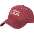 thumbnail image 2 of Make America Kind Again Denim Hat Be Kind Trucker Hat Men Women Dad Baseball Cap, 2 of 8