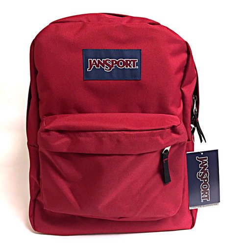 JanSport SUPERBREAK Backpack VIKING RED BACK TO SCHOOL JS00T5019FL