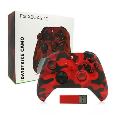 Xbox One Controller Wireless, with Xbox One Series S/X, Xbox Elite Series, PC, TURBO Function/Share Button/Built-In Volume Controls/Matte Texture with 2.4GHz Adapter-1