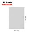 thumbnail image 2 of Uxcell 20 Sheets Tissue Paper 14" x 20", Tissue Paper for Gift Bags Tissue Paper Silver for Gift Wrapping, Arts & Crafts, Packing, 2 of 6