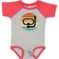 thumbnail image 3 of Inktastic Scuba Diver Retro Sunset Diving Boys or Girls Baby Bodysuit, 3 of 5