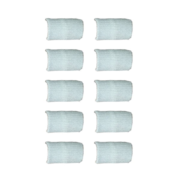 Manga de la yema del dedo Seitruly 10 piezas gris