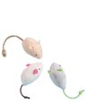 thumbnail image 3 of Ratón de peluche con hierba gatera, resistente al rechinamiento de dientes, juguete interactivo para gatos con forma de ratón a base de hierbas, 3 of 4
