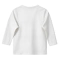 thumbnail image 4 of eczipvz Baby Girl Long Sleeve Baby Girls' Graphic Long-Sleeve Tees White,5-6 Years, 4 of 4