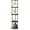 Black/Grey, variant on SolaceHue Corner Shelf, 5-Tier Corner Bookshelf, Open Storage Shelves, for Organization and Storage, Living Room, Home Office, Garage, Bedroom, Dark Mocha
