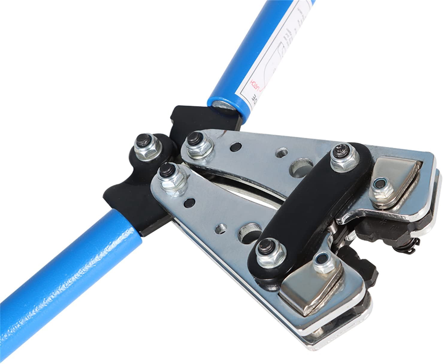 EPOTOOR Battery Cable Lug Crimper Tool 6-50mm2, Wire Crimping Tool Pliers for 10, 8, 6, 4, 2, 1/0 AWG Wire Cable Cutting and Crimping