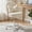 Tv-cream, variant on Vanity Chair with Back, Adjustable Tall Office Chair High Swivel Bar Stools Fluffy Cute Desk Chair Comfy with Wheels Bow Pillow Armlees for Adults Standing Desk Bar, Teddy Velvet