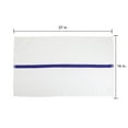 thumbnail image 3 of Arkwright Power Gym Hand Towels (12 Pack), 16x27 in., Soft Cotton, White with Blue Stripe, 3 of 7
