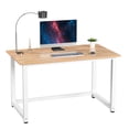 thumbnail image 3 of SNAILHOME Computer Desk 43" Study Writing Table for Home Office, Modern Simple Style PC Desk, Brown, 3 of 11