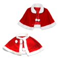 thumbnail image 2 of 2022 Winter Red Velvet Cape Cloak Christmas Women Girl Shawl Party Costumes Dress Decoration Santa Claus Costume Fashion, 2 of 4