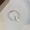 thumbnail image 3 of Open Moon Shaped Jewelry Simple Adjustable Stylish Novelty Gifts Trendy for, 3 of 7