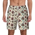 thumbnail image 2 of Goofa Insects A Printed Men's Swim Trunks Board Shorts Quick Dry Mens Swimming Trunks with Compression Liner,Breathable Fit Hawaii Beach Shorts-3X-Large, 2 of 9